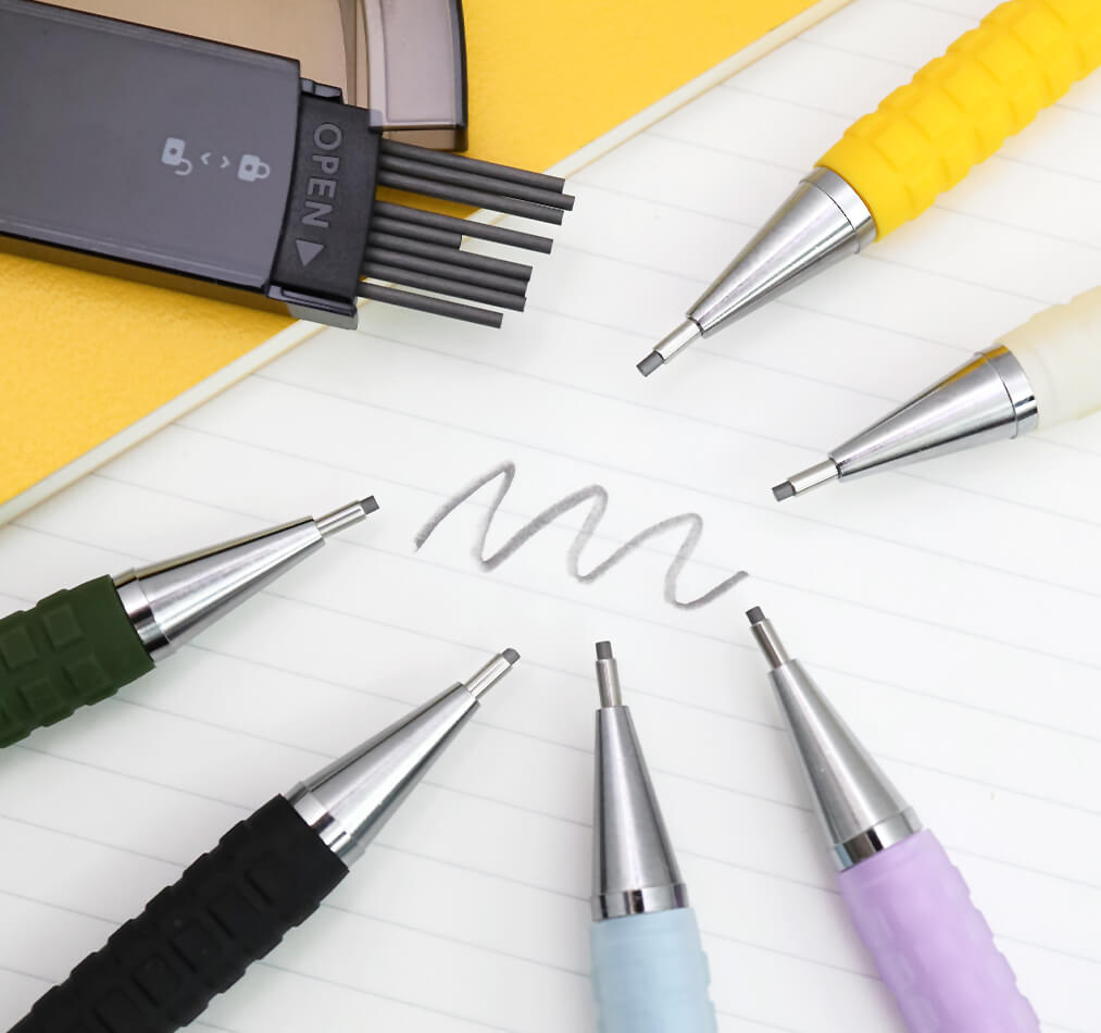 mikrotužka pentel amain 1.3 ukazka stopy